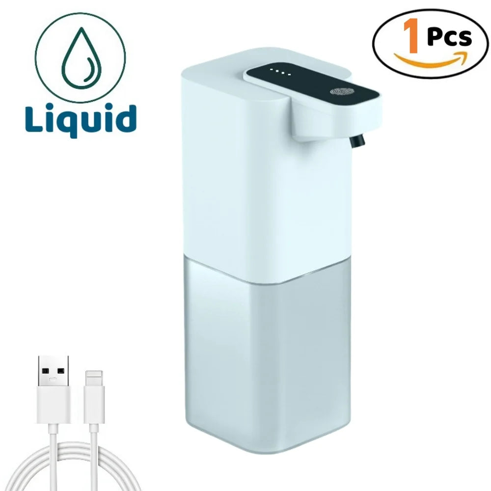 Dispensador de jabonera líquida inteligente, accesorios de baño, botellas contenedor dispensadoras de champú Lavaloza detergente automático para cocina