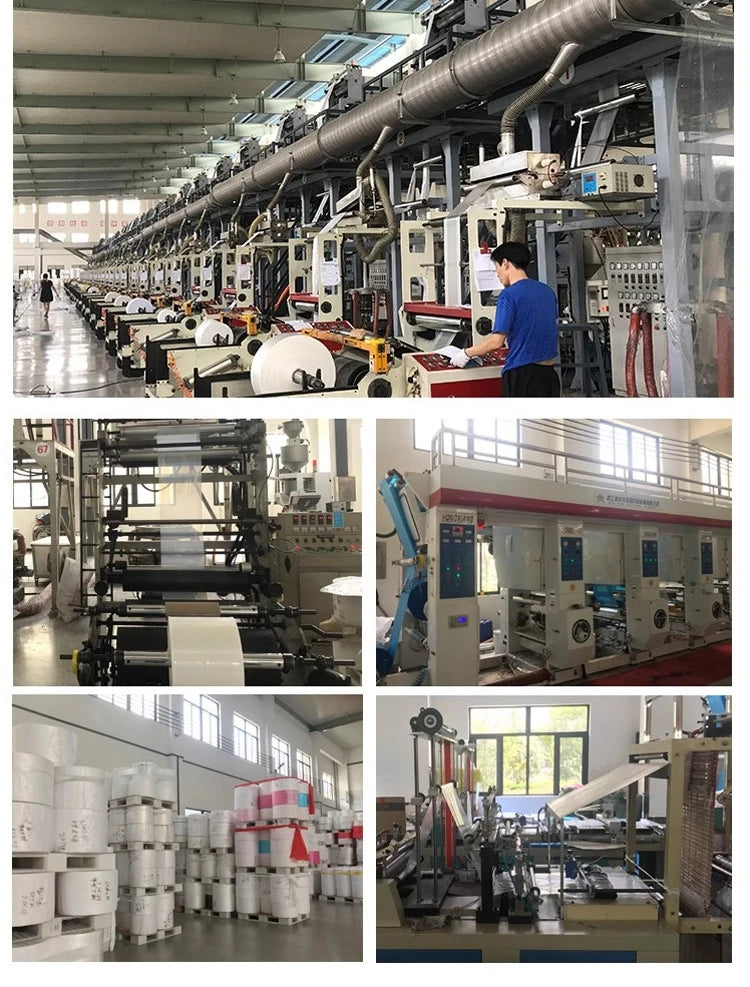 Bolsa de plástico de fondo cuadrado PE, bolsa transparente de cuatro lados, bolsa antipolvo y a prueba de humedad, paquete de plástico grande para polvo, 10 Uds.