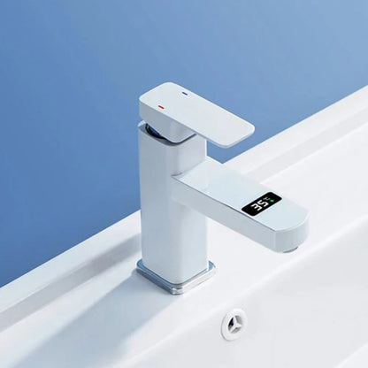 Grifo digital de temperatura inteligente con pantalla LED para un control preciso de la temperatura del agua en el baño y la cocina