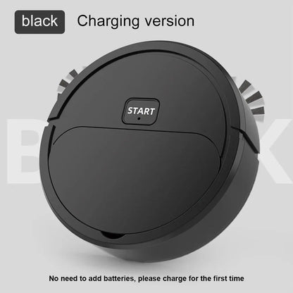 Robot de barrido completamente automático, aspirador de barrido para fregar el suelo, Mini limpiador para uso doméstico, barredora inteligente Lazybones 3 en 1