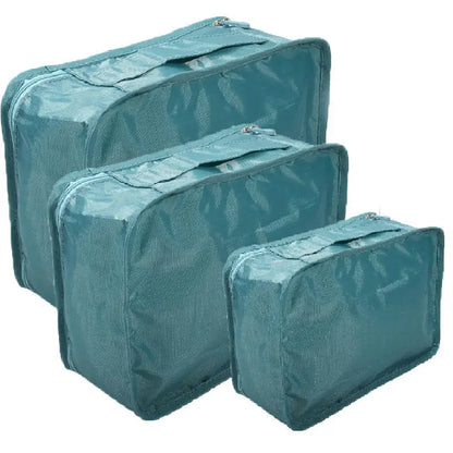 Bolsa de almacenamiento con asa de viaje, Maleta de equipaje, bolsa de malla de clasificación, organizador de ropa y zapatos, organizador de gran capacidad, 1 ud.