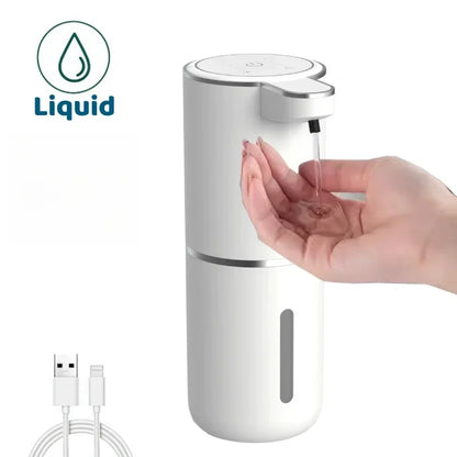 Dispensador de jabonera líquida inteligente, accesorios de baño, botellas contenedor dispensadoras de champú Lavaloza detergente automático para cocina