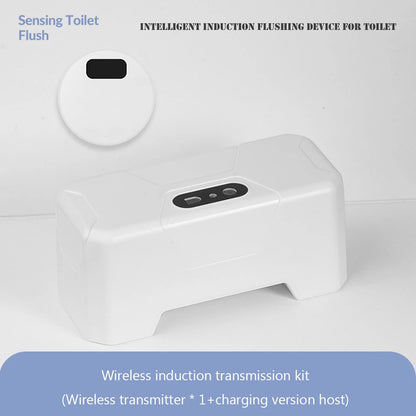 Sensor de descarga de inodoro sin contacto, pulsador inteligente de 1800mAh con Sensor IR para baño, Interruptor táctil