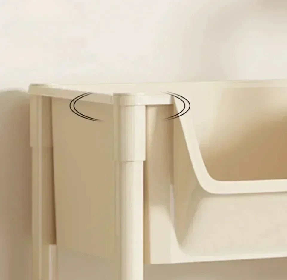 Nuevo carrito de almacenamiento de cocina, estantería con hendidura, gabinete de almacenamiento, baño, sala de estar, organizador para el hogar, estante, esquina de cocina estrecha