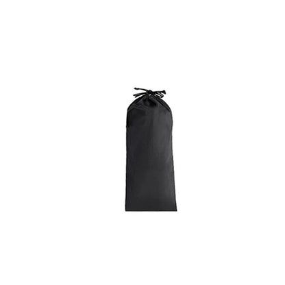StoBag 10/5 Uds. Bolsas largas de nailon negro con cordón impermeable a prueba de polvo paraguas almacenamiento de embalaje bolsa organizadora de viaje reutilizable