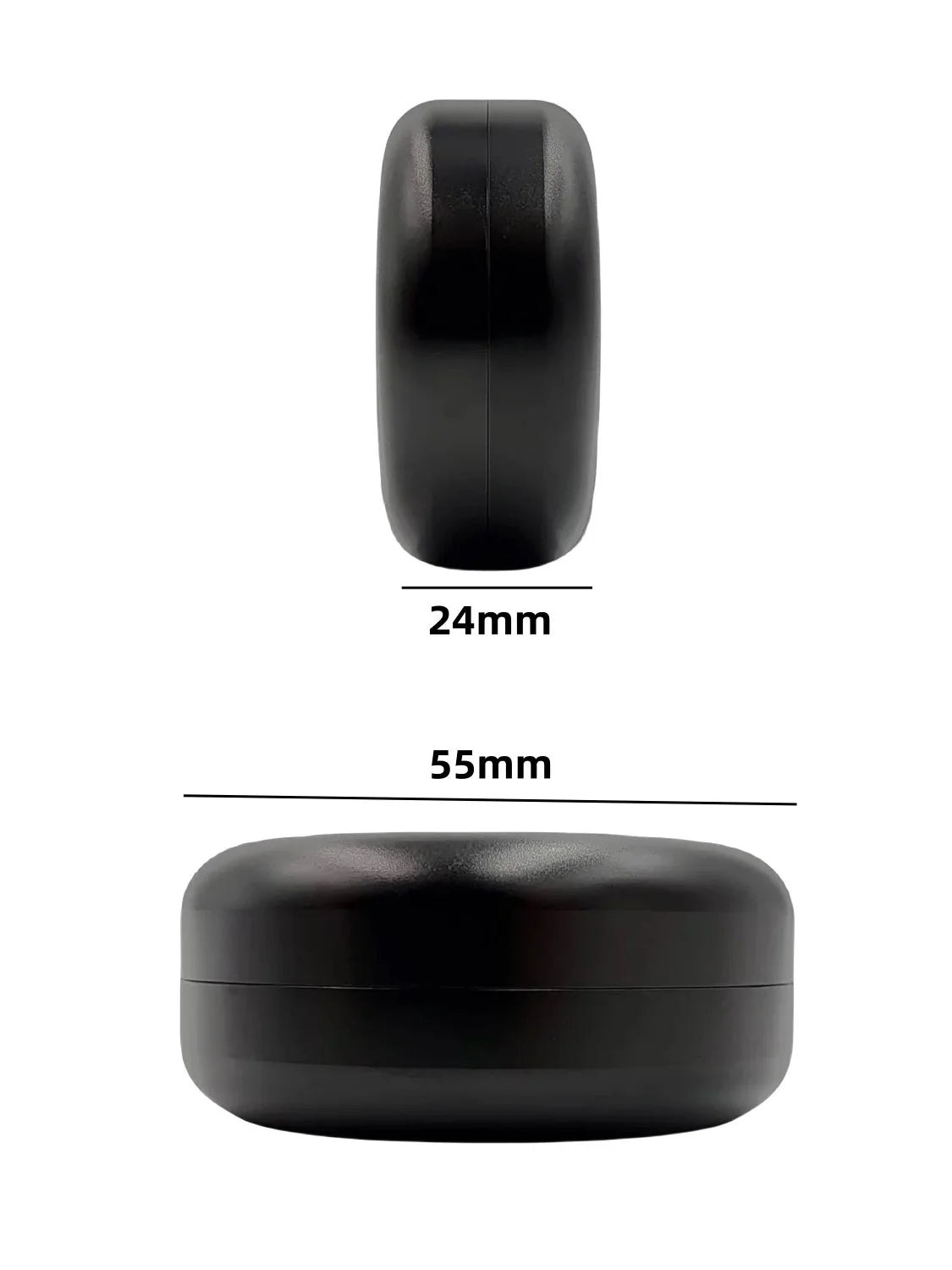 Premiun Stash Box Lata de aluminio, impermeable, hermética, diámetro 55x24 mm, caja a prueba de olores con protección contra la luz UV para hierbas y especias