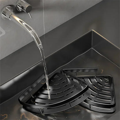 Nuevo Soporte adhesivo para champú y baño, estantes Caddy para ducha, almacenamiento sin taladro, soporte esquinero para toallas, estantes para 3/2/1 Uds.