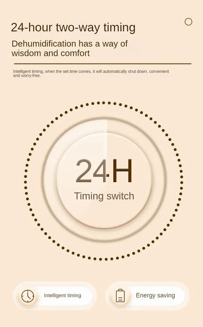 Deshumidificador inteligente, deshumidificador de dormitorio para el hogar, deshumidificador de aire, secador de absorción de humedad y eliminación de humedad del sótano