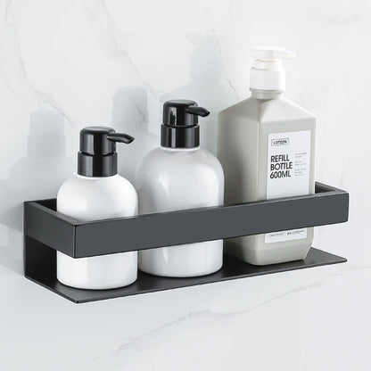 Estante de ducha de acero inoxidable, organizador, estante de almacenamiento para baño, soporte esquinero para champú, accesorios de Hardware de cocina montados en la pared