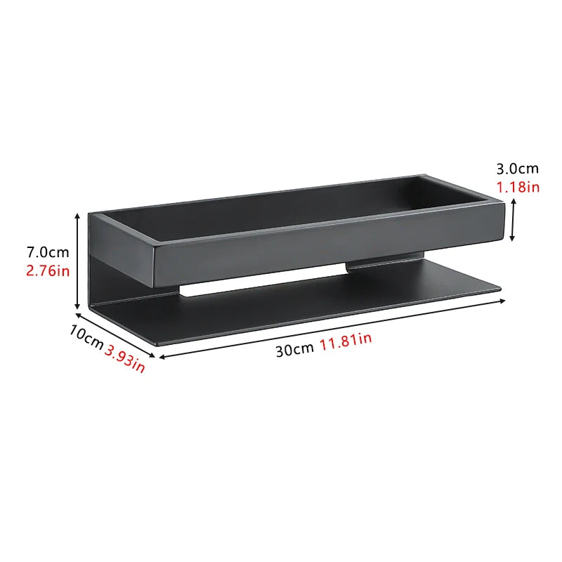 Estante de ducha de acero inoxidable, organizador, estante de almacenamiento para baño, soporte esquinero para champú, accesorios de Hardware de cocina montados en la pared