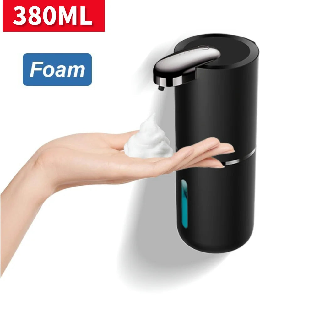 Dispensador automático de jabón líquido, bomba ajustable de 4 niveles, manos libres, para baño y cocina