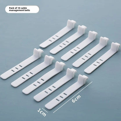 Caja de almacenamiento de cables de datos de plástico transparente, cable doméstico, cargador de teléfono móvil, Cable de carga, caja de acabado, caja de rejilla dividida