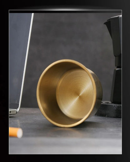 Embudo creativo de Cenicero de acero inoxidable con cubierta antimoscas y anticaída para uso doméstico y en coche