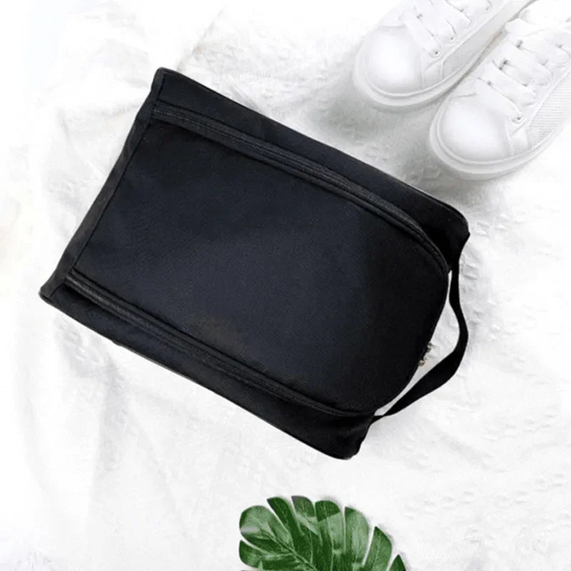 Bolsa impermeable para zapatos de fútbol con malla ventilada, organizador de viaje transpirable para tacos de gimnasio y diseño de almacenamiento compacto para equipo al aire libre