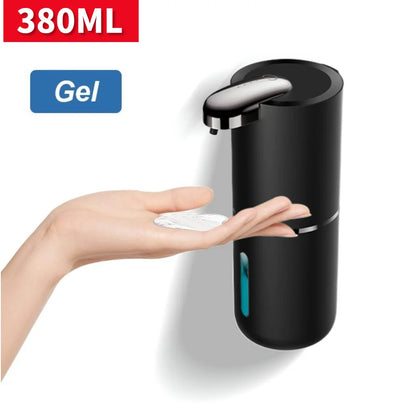 Dispensador automático de jabón líquido, bomba ajustable de 4 niveles, manos libres, para baño y cocina