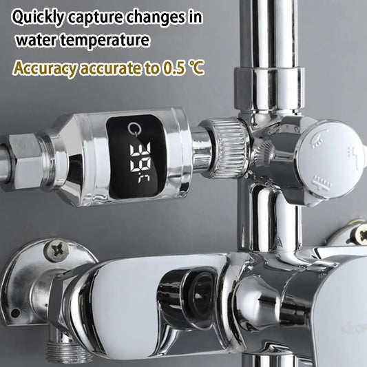 Termómetro de agua con pantalla Digital LED de temperatura de ducha, grifo con Monitor en tiempo real, medidor inteligente para el cuidado del bebé, accesorios de baño