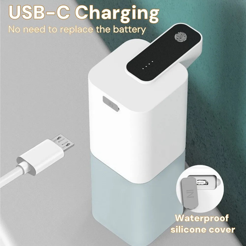 Dispensador de jabonera líquida inteligente, accesorios de baño, botellas contenedor dispensadoras de champú Lavaloza detergente automático para cocina