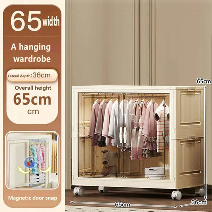 Gabinete de almacenamiento, caja de almacenamiento plegable para el hogar, sala de estar, gabinete de juguetes, estante de almacenamiento, gabinete de aperitivos, almacenamiento de cocina sin instalación
