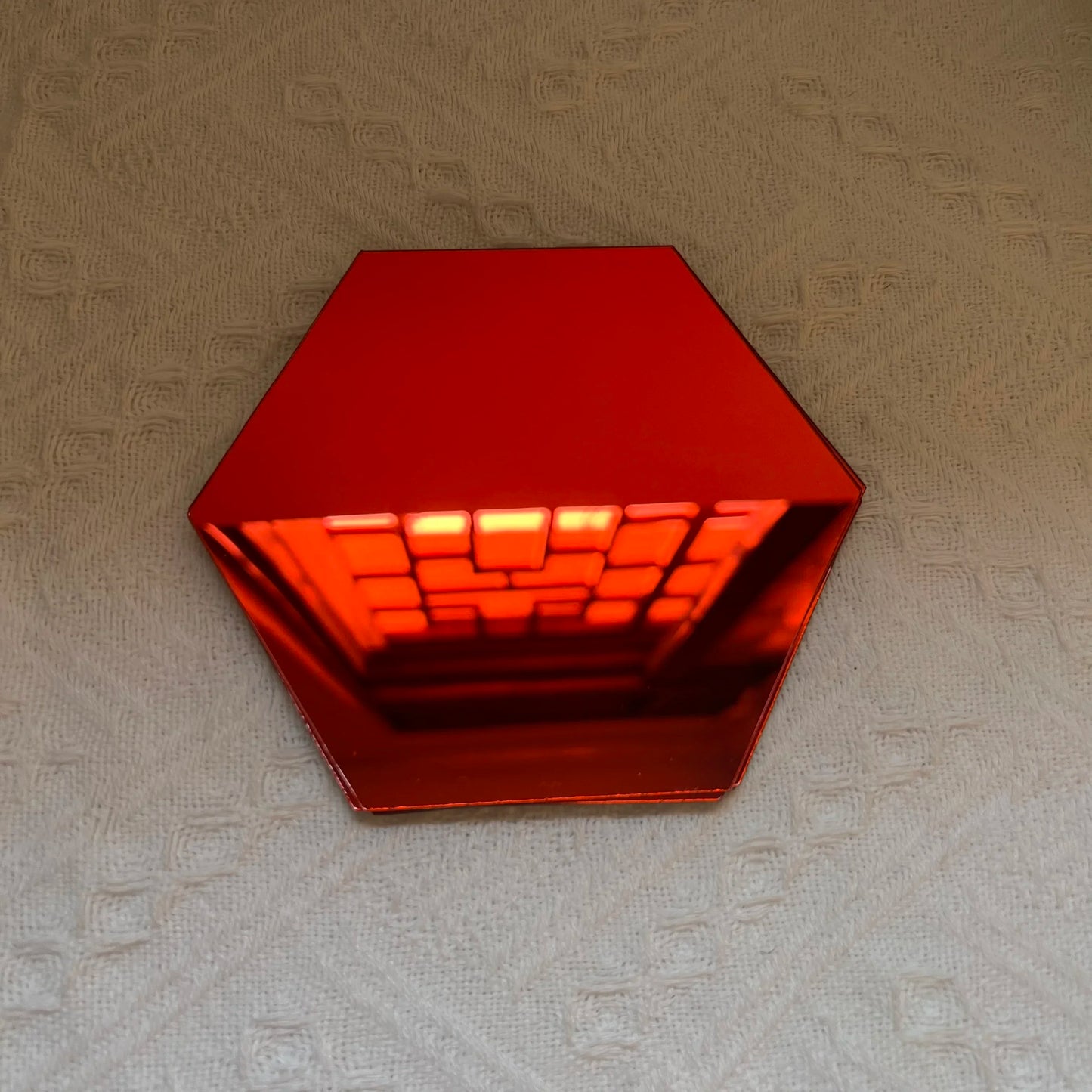 Hexágono acrílico 3D espejo pegatina de pared decoración del hogar DIY autoadhesivo espejo calcomanía decoración pegatinas arte decoración de pared grande 6/12 piezas