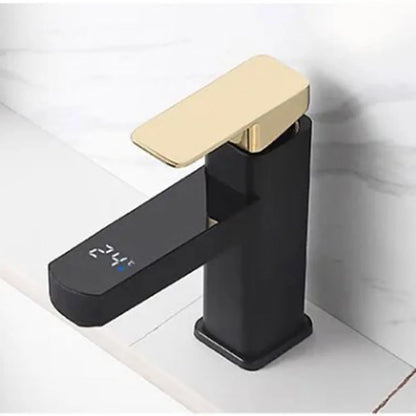 Grifo digital de temperatura inteligente con pantalla LED para un control preciso de la temperatura del agua en el baño y la cocina