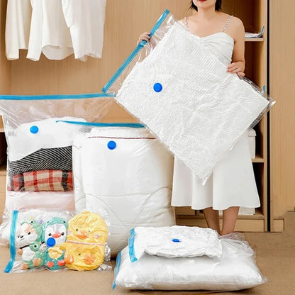 Bolsas de vacío reutilizables de 7 tamaños, bomba eléctrica o bolsa selladora de compresión al vacío, Mini máquina selladora al vacío para organizador de ropa