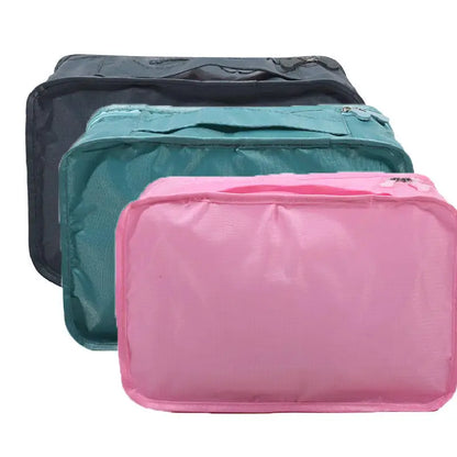 Bolsa de almacenamiento con asa de viaje, Maleta de equipaje, bolsa de malla de clasificación, organizador de ropa y zapatos, organizador de gran capacidad, 1 ud.