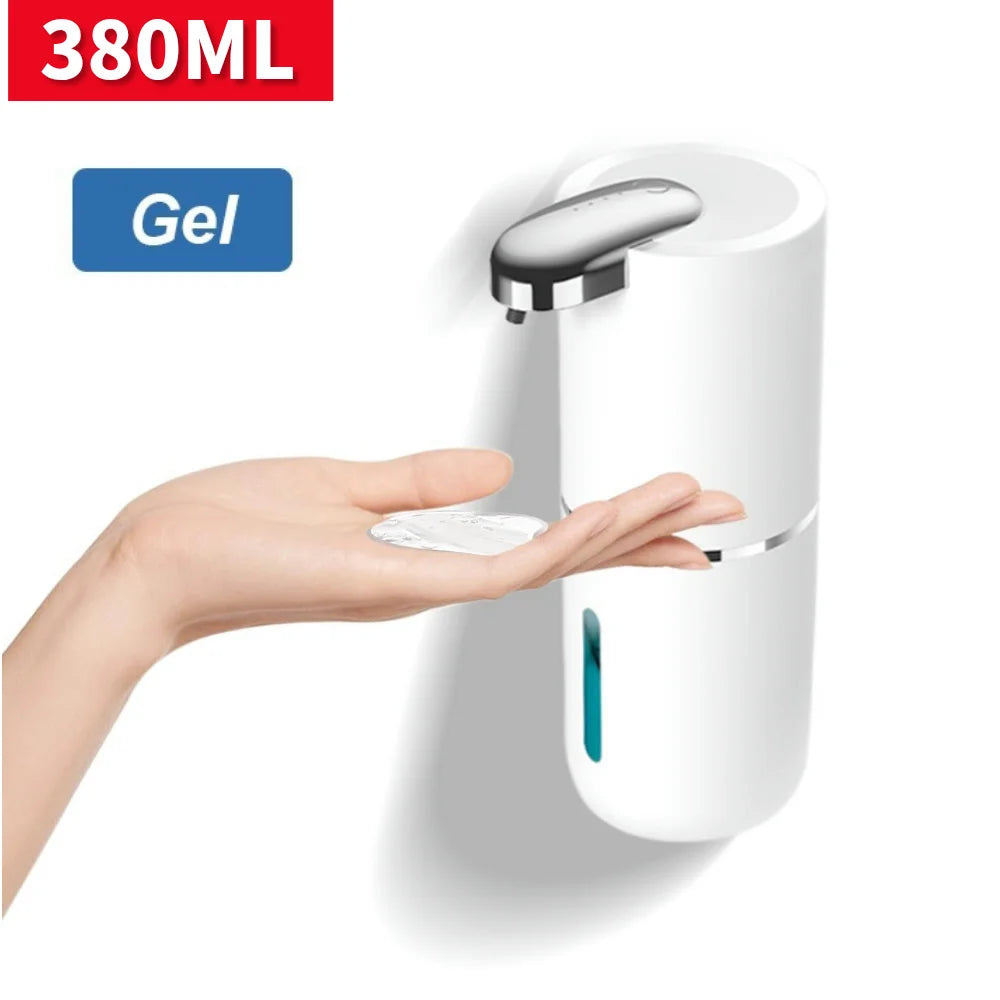 Dispensador automático de jabón líquido, bomba ajustable de 4 niveles, manos libres, para baño y cocina