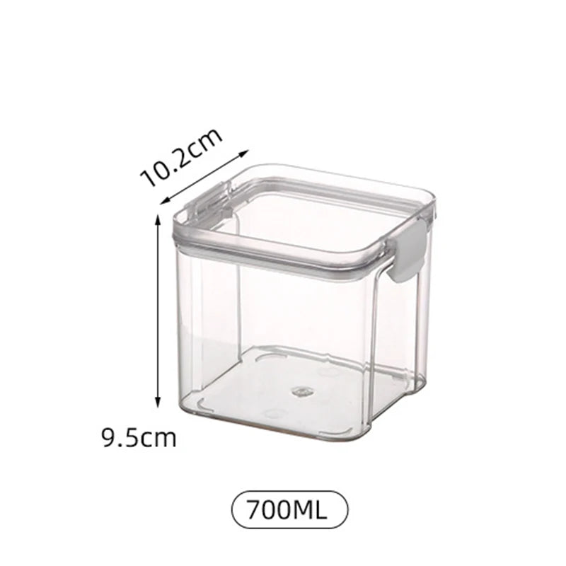 Tarro de grano para cocina, contenedor sellado, caja de mantenimiento fresco de alimentos, refrigerador, organizador, impermeable, duradero, sellado, gran capacidad, 1 ud.