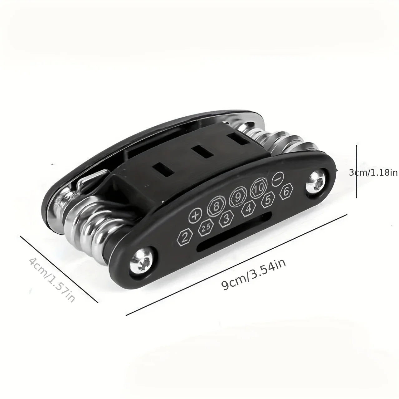Juego de llaves de tubo 16 en 1, cabezal giratorio antideslizante. Acero Inoxidable Resistente para Reparaciones del Hogar y del Automóvil. Herramienta Fácil y Universal.