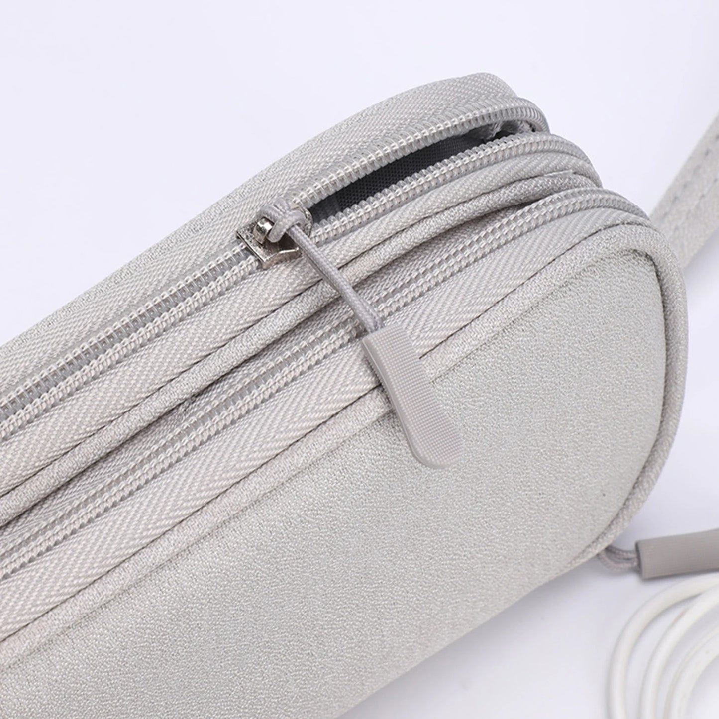 Bolsa organizadora de cables de datos, bolsa de almacenamiento de viaje, funda de accesorios electrónicos multifuncional para cargador de teléfono, Cables USB