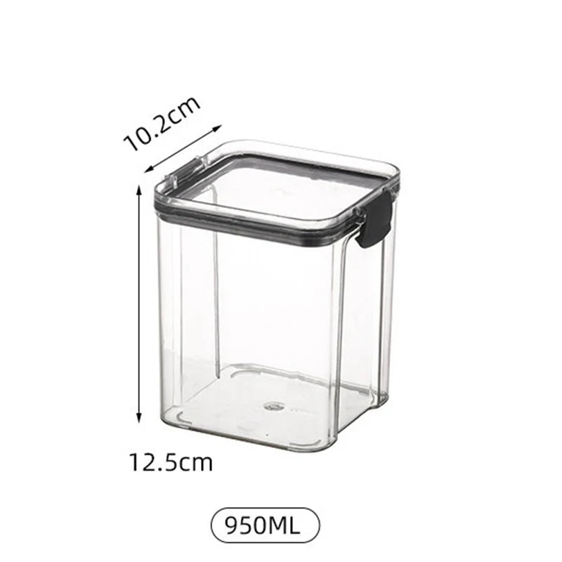 Tarro de grano para cocina, contenedor sellado, caja de mantenimiento fresco de alimentos, refrigerador, organizador, impermeable, duradero, sellado, gran capacidad, 1 ud.