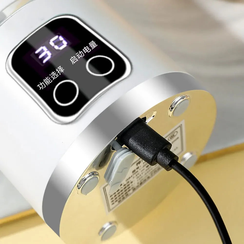 Exprimidor eléctrico portátil para el hogar, minibotella exprimidora con carga inalámbrica USB, taza de 450ml, batidora de Mano Eléctrica