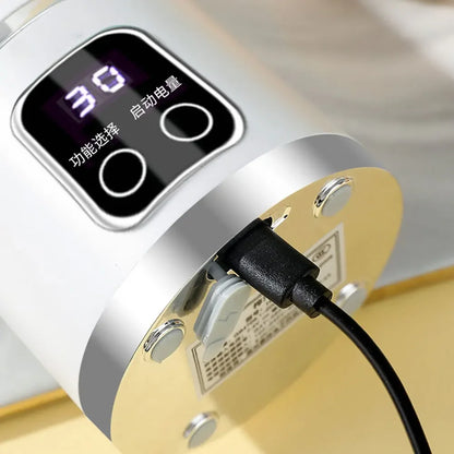 Exprimidor eléctrico portátil para el hogar, minibotella exprimidora con carga inalámbrica USB, taza de 450ml, batidora de Mano Eléctrica