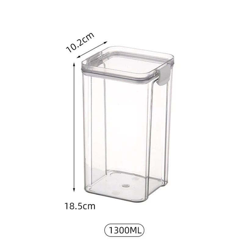 Tarro de grano para cocina, contenedor sellado, caja de mantenimiento fresco de alimentos, refrigerador, organizador, impermeable, duradero, sellado, gran capacidad, 1 ud.