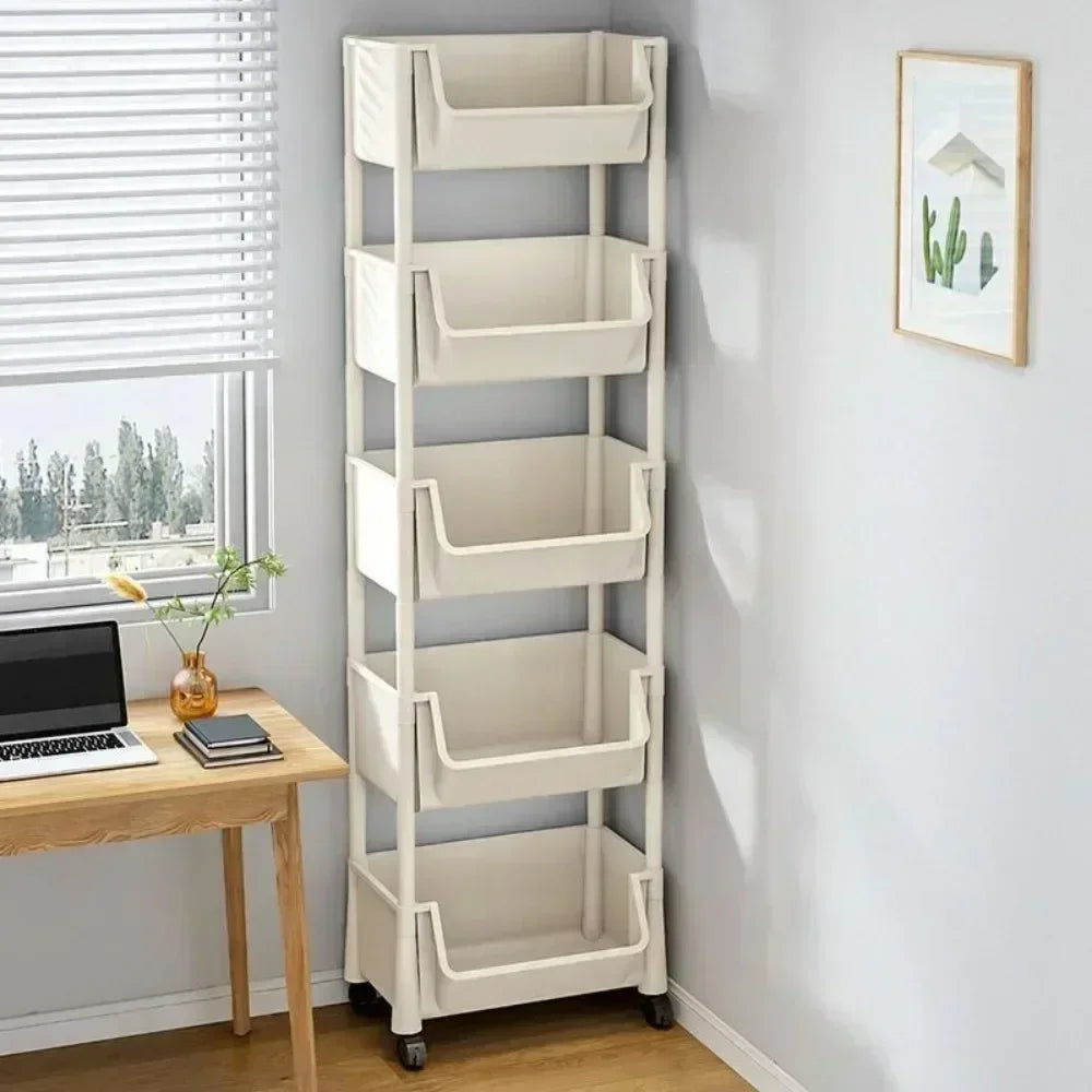 Nuevo carrito de almacenamiento de cocina, estantería con hendidura, gabinete de almacenamiento, baño, sala de estar, organizador para el hogar, estante, esquina de cocina estrecha