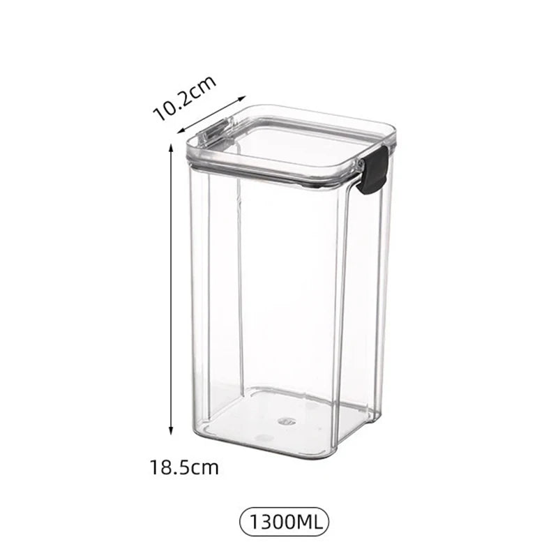 Tarro de grano para cocina, contenedor sellado, caja de mantenimiento fresco de alimentos, refrigerador, organizador, impermeable, duradero, sellado, gran capacidad, 1 ud.