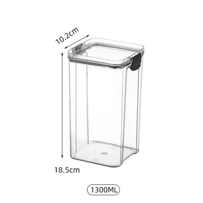 Tarro de grano para cocina, contenedor sellado, caja de mantenimiento fresco de alimentos, refrigerador, organizador, impermeable, duradero, sellado, gran capacidad, 1 ud.