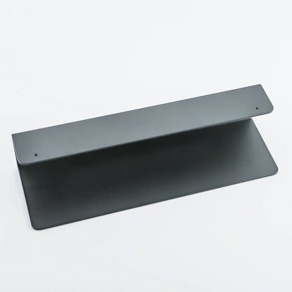Estante organizador de baño negro con ganchos, estantes de decoración de cocina de aluminio en pared, estante de almacenamiento para ducha, montaje en pared