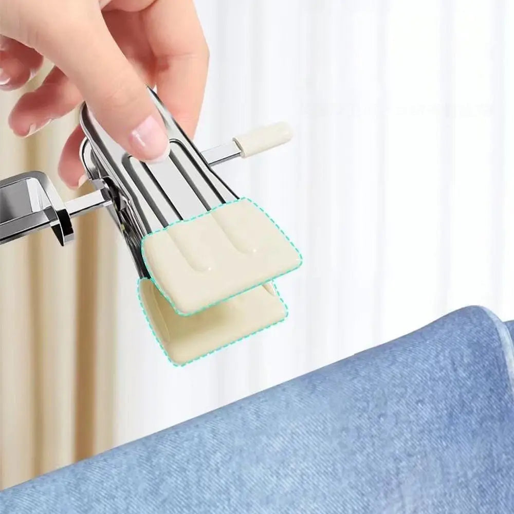 Clips antideslizantes para secado de ropa, soportes para botas 360 °   Clips giratorios para almacenamiento de sombreros, pinzas ajustables para ropa, Clip para pantalones de acero inoxidable