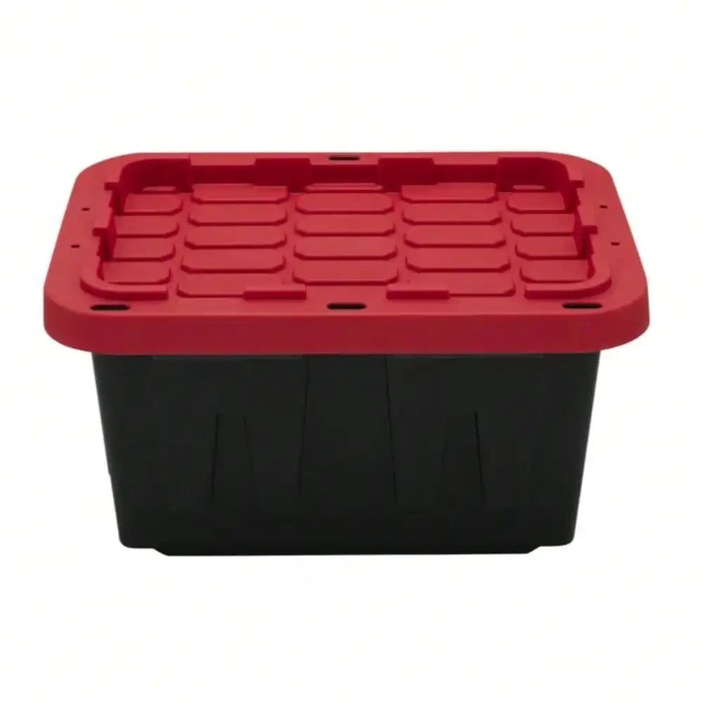Caja de almacenamiento de gran capacidad con tapa con cierre a presión, adecuada para guardar zapatos, ropa y herramientas.