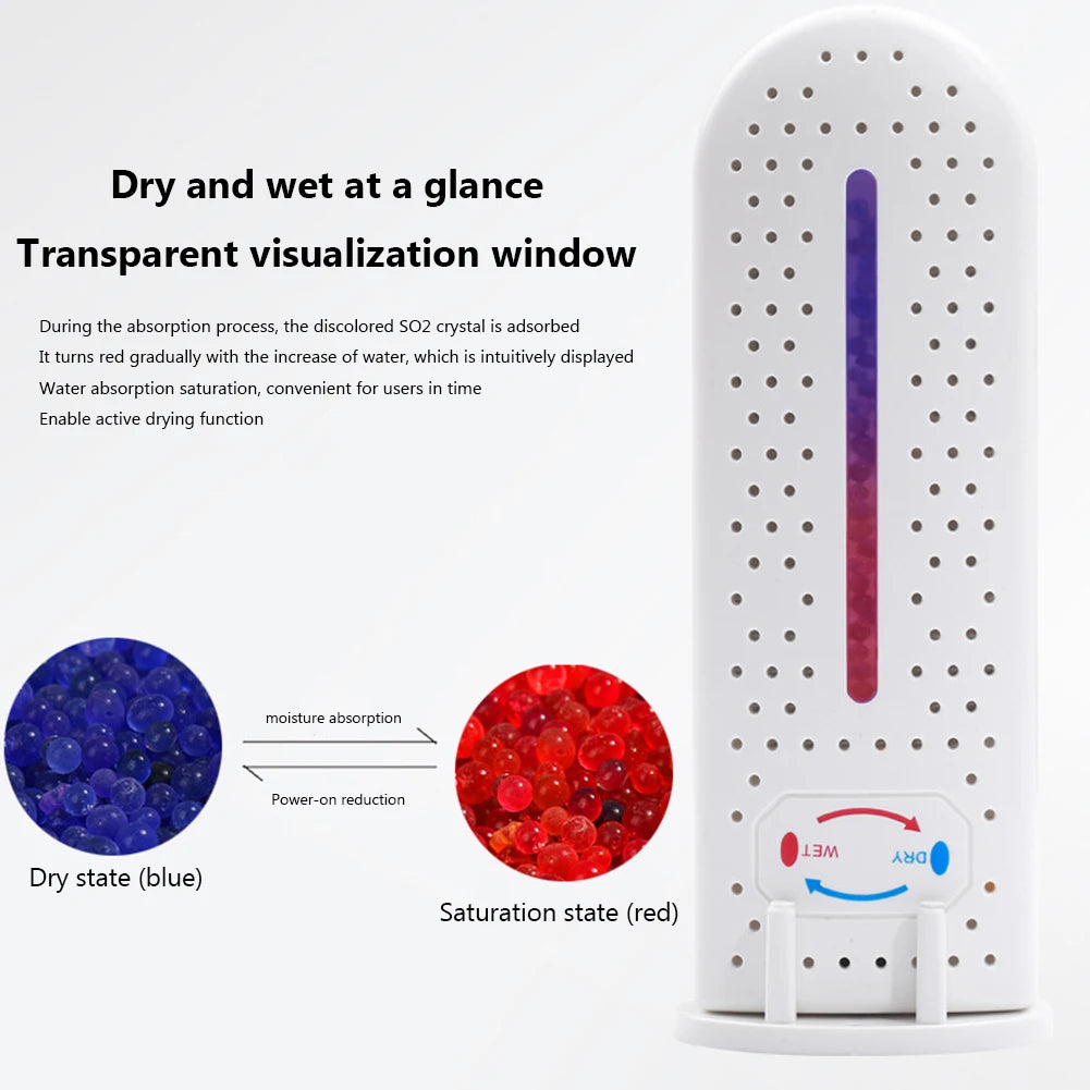 Deshumidificador eléctrico de secado rápido, secador de ropa, absorbente de humedad, deshumidificador para el hogar, dormitorio, oficina y cocina, 3-1 piezas