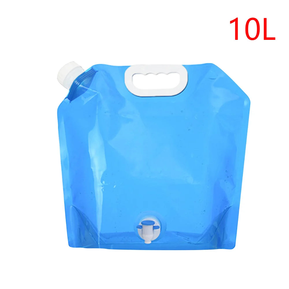 Contenedor de agua portátil con grifo, gran capacidad para acampar, almacenamiento de agua para cocinar, 6/8/13/18L
