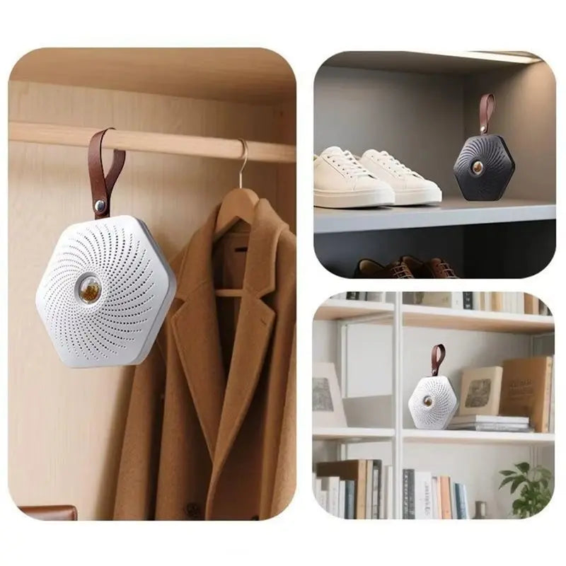 【GRATEFUL】Mini Deshumidificador Eléctrico Portátil, Absorbedor de Humedad Reutilizable, Desecante