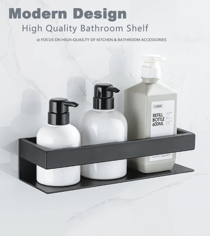 Estante de ducha de acero inoxidable, organizador, estante de almacenamiento para baño, soporte esquinero para champú, accesorios de Hardware de cocina montados en la pared
