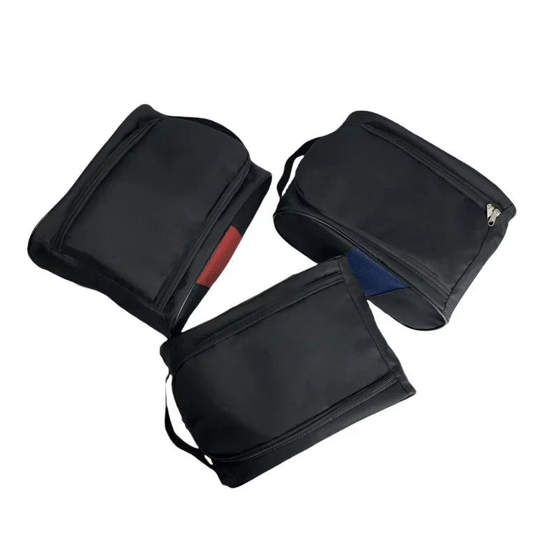Bolsa impermeable para zapatos de fútbol con malla ventilada, organizador de viaje transpirable para tacos de gimnasio y diseño de almacenamiento compacto para equipo al aire libre