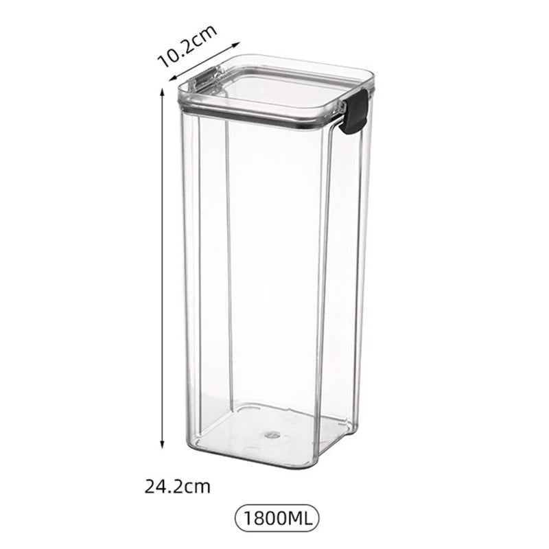 Tarro de grano para cocina, contenedor sellado, caja de mantenimiento fresco de alimentos, refrigerador, organizador, impermeable, duradero, sellado, gran capacidad, 1 ud.