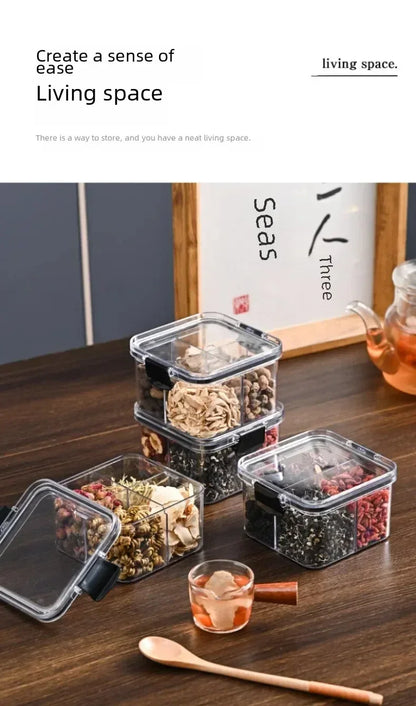 Tarro de grano para cocina, contenedor sellado, caja de mantenimiento fresco de alimentos, refrigerador, organizador, impermeable, duradero, sellado, gran capacidad, 1 ud.