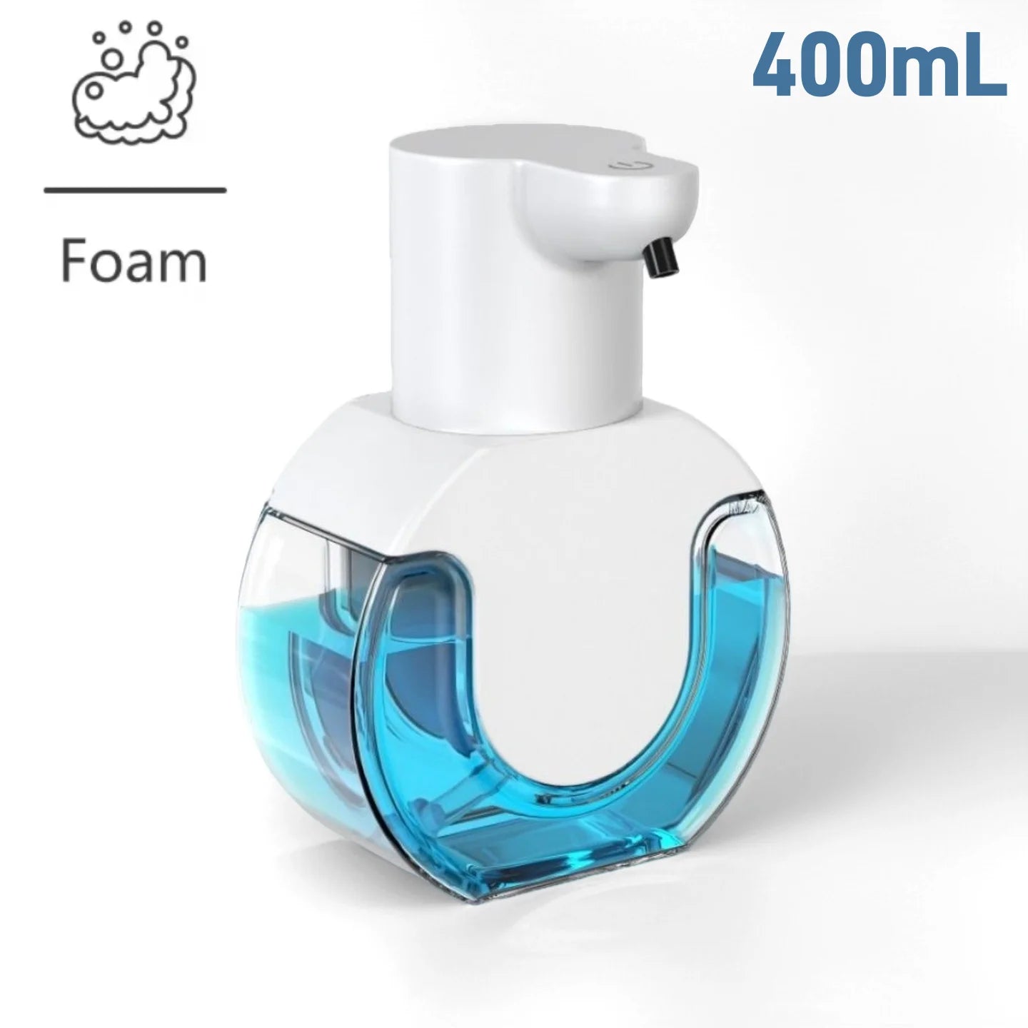 Dispensador de jabonera líquida inteligente, accesorios de baño, botellas contenedor dispensadoras de champú Lavaloza detergente automático para cocina