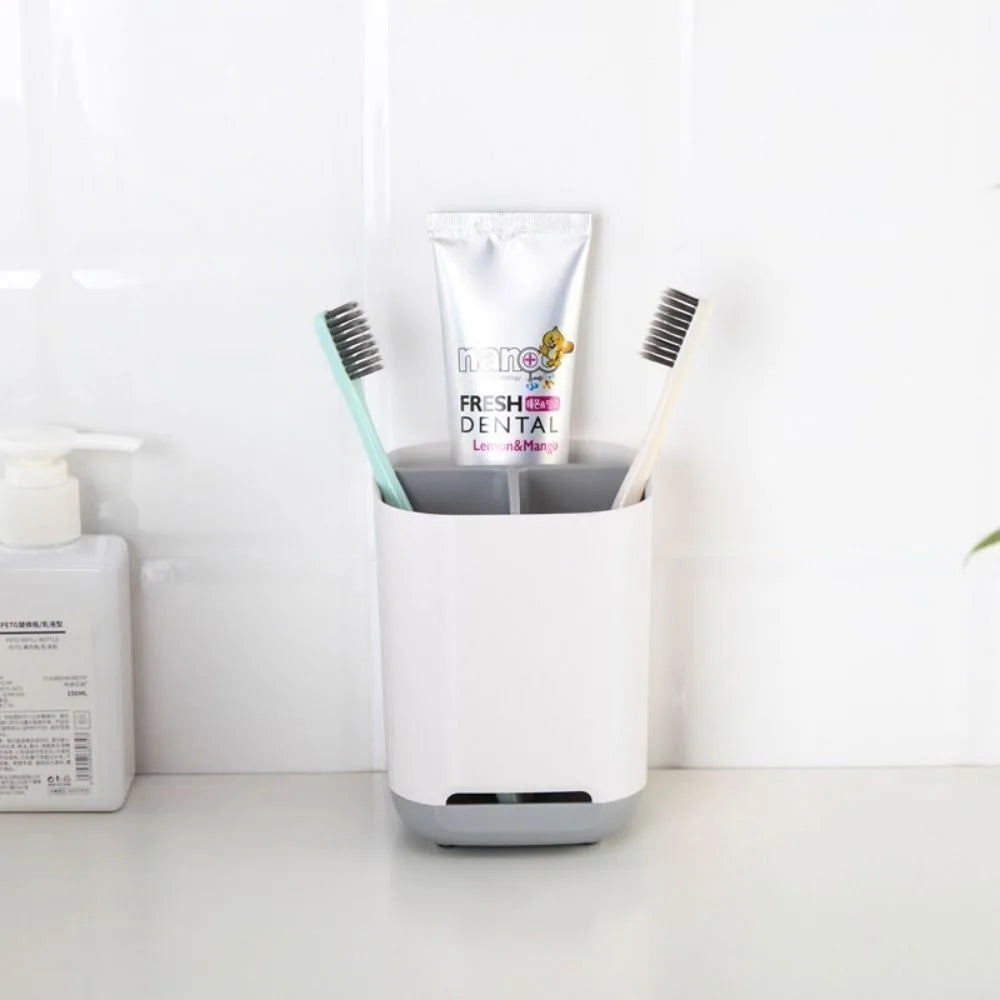 Organizador de estante de gran capacidad, soporte para cepillo de dientes eléctrico, organizador para encimera de baño, almacenamiento multifunción, carrito de ducha, 1 ud.