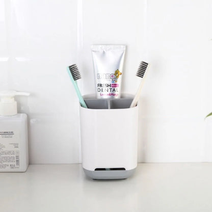 Organizador de estante de gran capacidad, soporte para cepillo de dientes eléctrico, organizador para encimera de baño, almacenamiento multifunción, carrito de ducha, 1 ud.